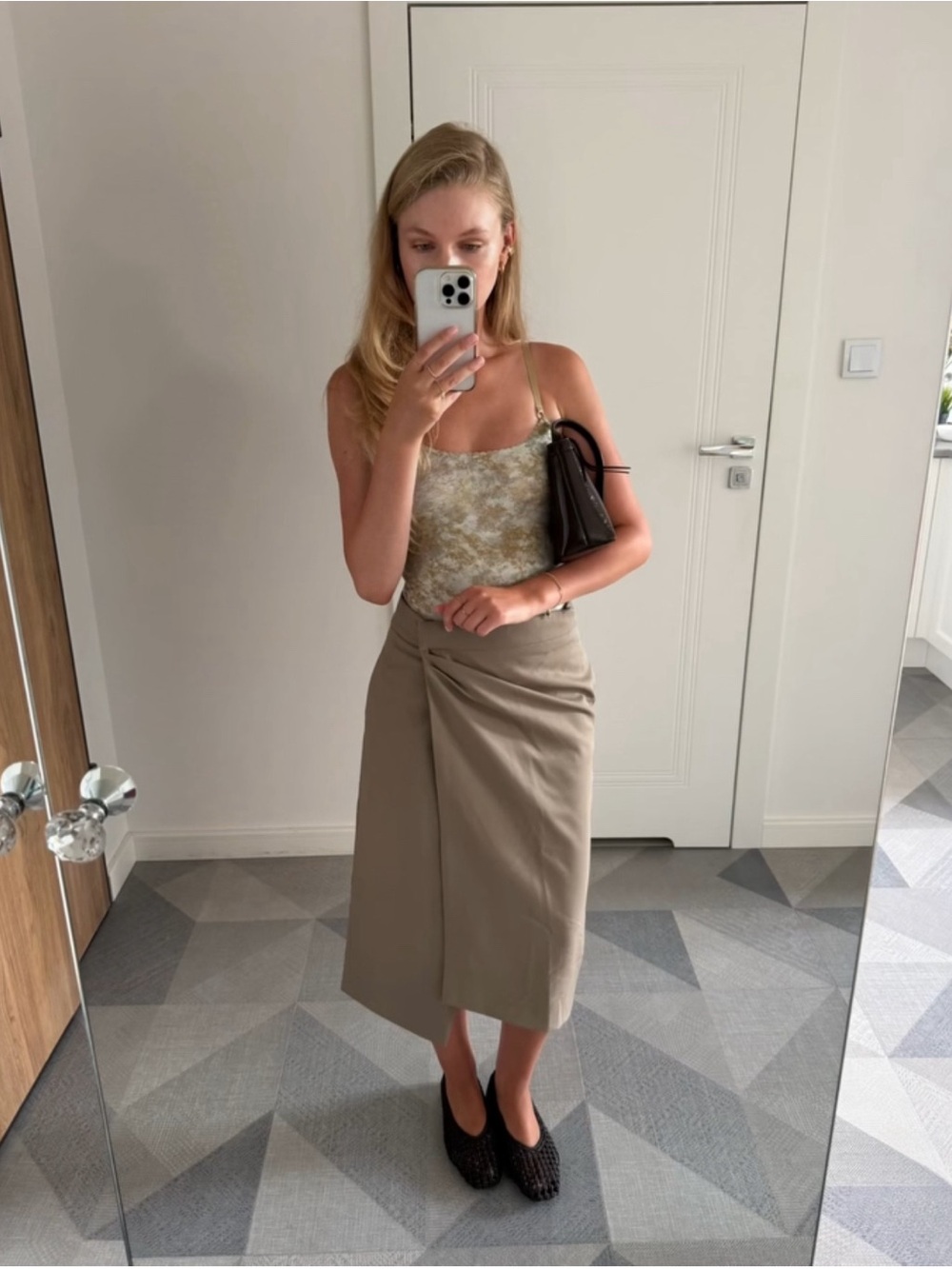 NWT ZARA FLOWY WRAP SKIRT ZW COLLECTION SIZE XS - Picture 3 of 11